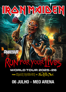 IRON MAIDEN RUN FOR YOUR LVIES TOUR