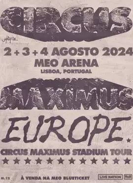 Cartaz de TRAVIS SCOTT UTOPIA CIRCUS MAXIMUS WORLD TOUR