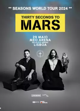 THIRTY SECONDS TO MARS SEASONS WORLD TOUR