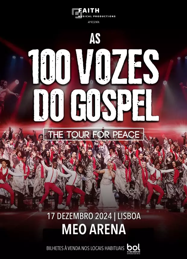 100 VOZES DO GOSPEL TOUR FOR PEACE