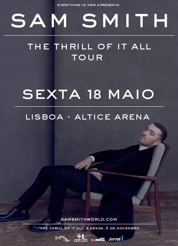 SAM SMITH - THE THRILL OF IT ALL TOUR