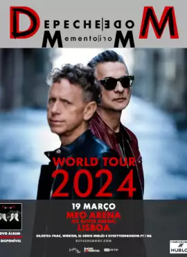 Cartaz de DEPECHE MODE - WORLD TOUR 2024